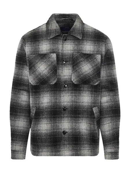 Funky Buddha Prechodná bunda  sivá / tmavosivá / čierna