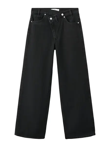 MANGO Džínsy 'Malene'  čierny denim