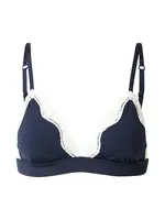 Tommy Hilfiger Underwear Podprsenka  tmavomodrá / biela