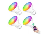 Smart LED žárovka GU10 4,5W RGB NOUS P8/4pack WiFi Tuya sada 4ks - rozbaleno