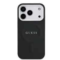 Ochranný kryt Guess PU Saffiano MagSafe pro Apple iPhone 17 Pro, černá