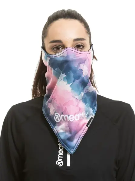 Maska meatfly frosty růžová/modrá one size