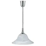 Lustr Viola, bílé sklo