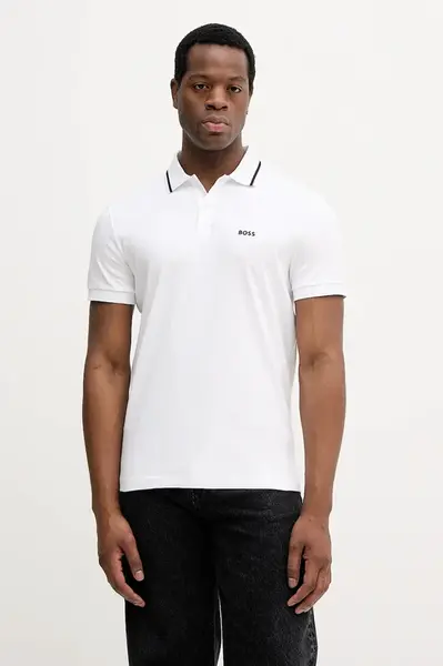 Bavlněné polo tričko BOSS Green PL_Join Paddy