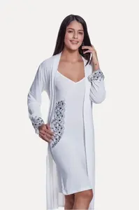 Luisa Moretti Dámska bambusová košieľka OLIVIA s županom