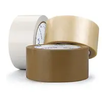 72 x PVC lepicí páska s firemním potiskem RAJA - standardní - 3 barevný potisk - průhledná - 50mm x 66m