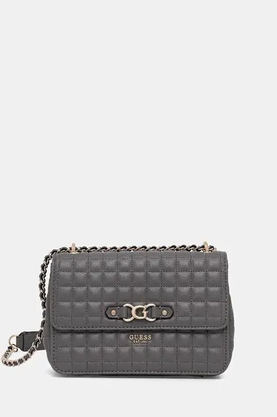 Kabelka Guess NADIRA šedá barva, HWQG84 24210