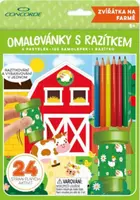 Omalovánky s razítkem CONCORDE - Zvířátka na farmě