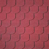 Šindel bobrovka červený