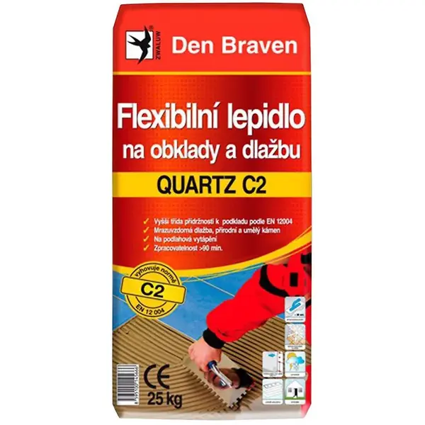 Den Braven Flexibilné lepidlo Quartz C2 25 kg