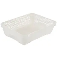 Košík A5 prírodný (priehľadný) 26,5x20x7