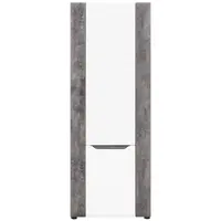 Brando Regál Lp B06 Biela/Betón