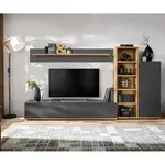 Obývacia stena Silk 3 Anwt Sk3 Antracit/Wotan