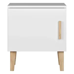 Nočný stolík Kubi Biely