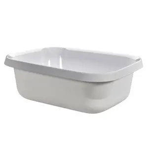 Miska hranatá Essentials 9L světle šedá 241742