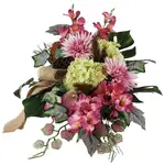 Květinové aranžmá s 11 květy premium 45x35cm 443961