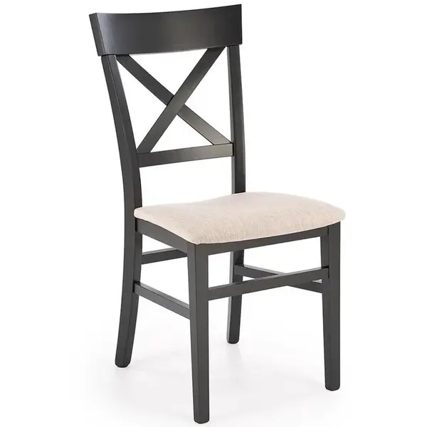 Židle TUTTI 2 černá/béžová INARI 22