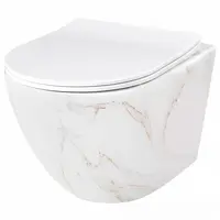 WC závěsné Carlos duroplast/Flat/Zm Aiax Shiny