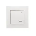 ŁP-3LS Schodiskový spínač s podsvietením biely