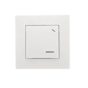 ŁP-3LS Schodiskový spínač s podsvietením biely