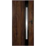 Dvere vchodové Temida S68 90L ořech