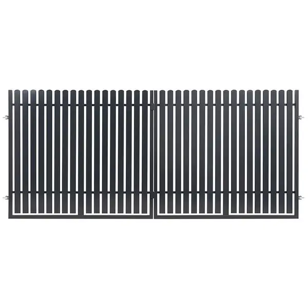 Dvojkrídlová brána Mia 400x150 cm pozink RAL 7016