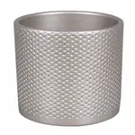 Obal na kvetináč Zeus Dots 15 cm sivý