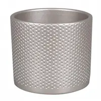 Obal na kvetináč Zeus Dots 15 cm sivý