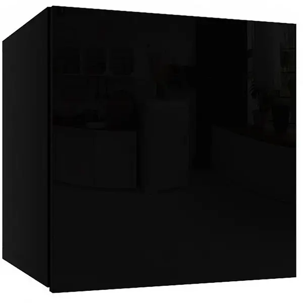 Závěsná skříňka Izumi-20-BL černá mat/lesk