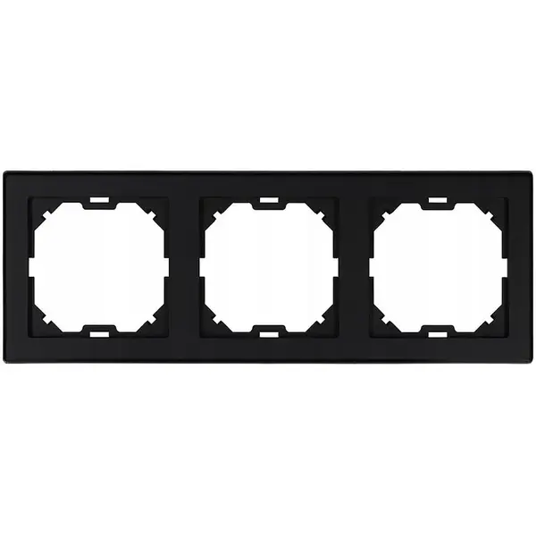 Rámček 3-násobný černy Imperia