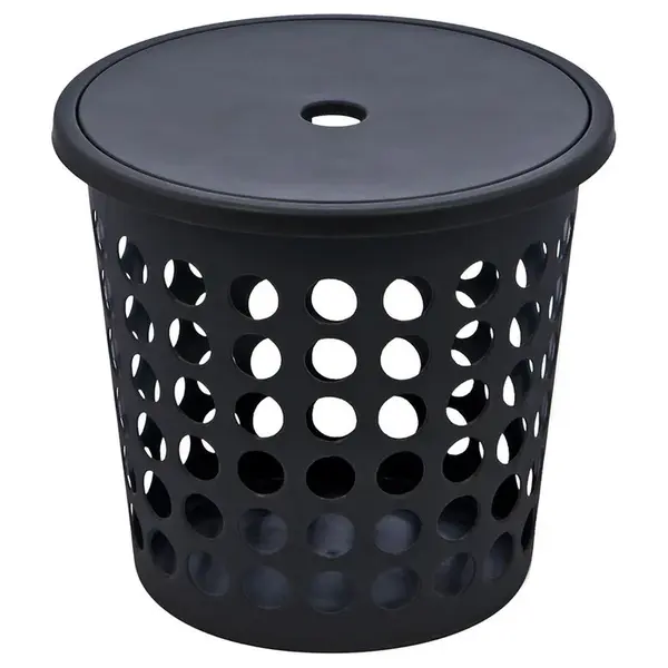 Okrúhly kôš na bielizeň Springfield M čierny
