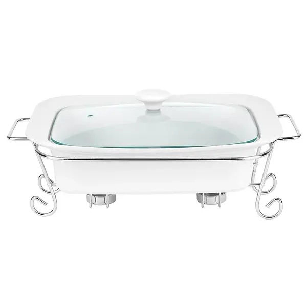 Nádobí s ohrívačem 2.2l Edith white