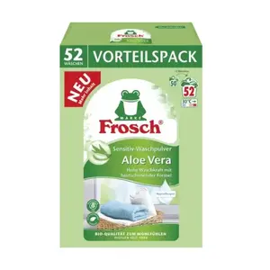 Frosch Sensitive univerzální prací prášek Aloe Vera 3,432 kg / 52 praní