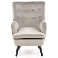 Kreslo Ravel sivá/čierna