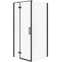 Sprchový kout Jota 90x90x195 ľavý černá