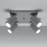 Stropná Lampa Oregon 4 BLACK A-452