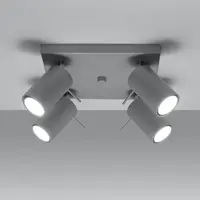 Stropná Lampa Oregon 4 BLACK A-452