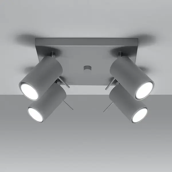 Stropná Lampa Oregon 4 BLACK A-452