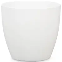 Keramický obal na kvetináč Scheurich 920, ø22cm, biela