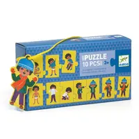 Puzzle - Učím sa obliekať - 10 ks