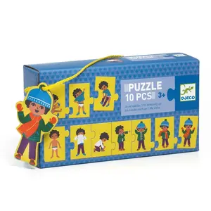 Puzzle - Učím sa obliekať - 10 ks