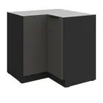Spodní rohová skříňka Aria 90x90 DN 2F BB Barva korpusu: Černá, Barva dvířek: GR - Graphite AFM