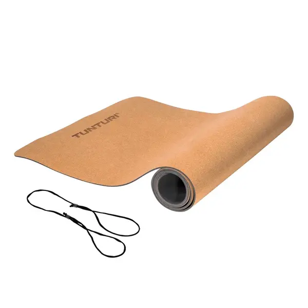 Podložka na jogu - korková Cork TPE Yoga Mat