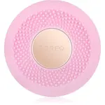 FOREO UFO™ Mini sonický prístroj pre urýchlenie účinku pleťovej masky cestovné balenie Pearl Pink 1 ks