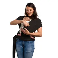 BOBA Wrap Šatka na nosenie detí, čierna