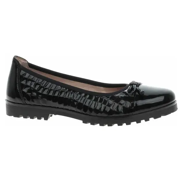 Dámské baleriny Caprice 9-22150-45 black croco 40