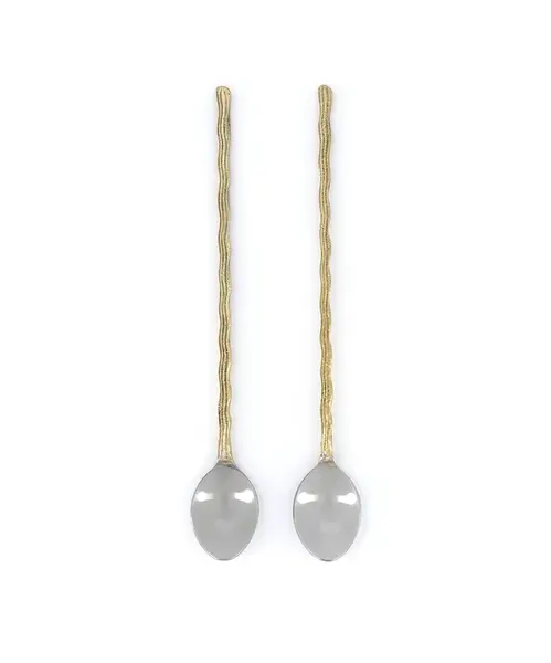 Latte lyžica Doing Goods Wavy Latte Spoon Set 2-pak