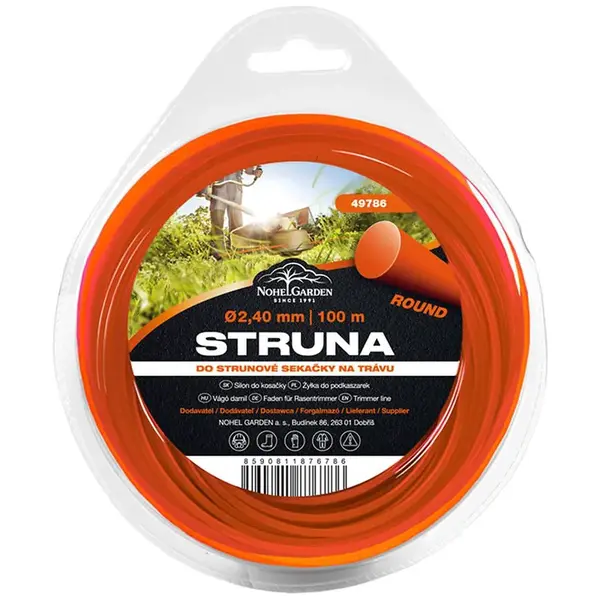 STRUNA DO SEKAČKY 2,40MM X 100M KULATÁ