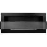 Biokrb 900x400 černá strukturální se sklem