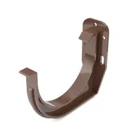 Plastový žlabový hák Covernit čelní PVC 125 mm hnědá